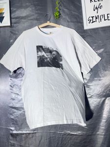 White Graphic Print T-Shirt