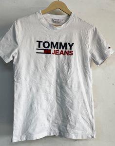 Tommy Jeans White Cropped T-Shirt
