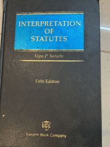 Interpretation of Statutes - 5th Edition