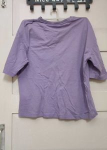 Purple Graphic T-Shirt