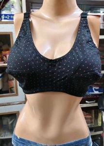 Maroon Polka Dot Bra