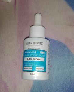 2 Serums Bottles Urban Botanics Serum Empty+