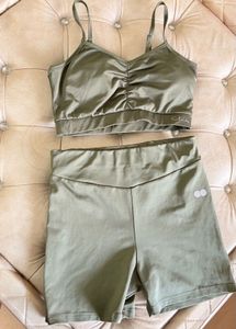 Olive Green Workout Set