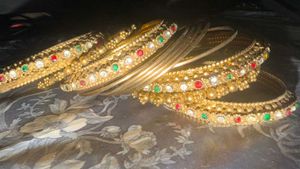 Golden Bangle Set