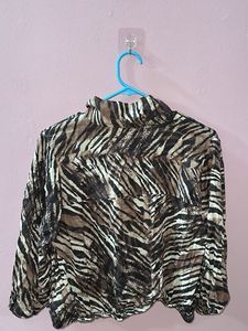 Animal Print Blouse