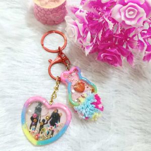 Cute Resin shaker Keychain