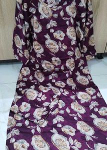 New Floral Print Kurta Set with Palazzo Pants