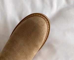 High Barrel Maillard Retro Boots for Women