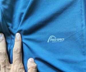 Korean Blue Half-Zip boxy fit Sports T-Shirt