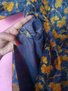 Stitched Floral Print Kurta