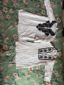 white kurti for sisters / besties