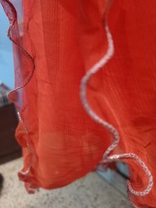 Gown with dubata and salwar