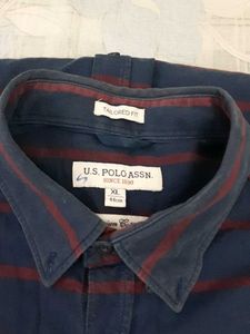 U.S. POLO ASSN. Striped Button-Down Shirt