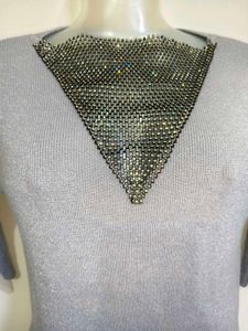 🔥Buy 1, Get 1 Free🔥Sparkling Diamond Mesh Top