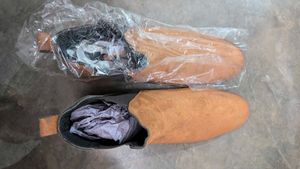 CUSTOM MADE Tan Suede Ankle Boots