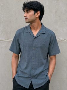 Crinkle Texture Casual Shirt