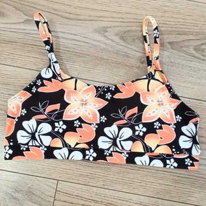 SHEIN Vibrant Floral Bikini top