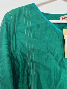 Elegant Green Cotton Kurta