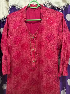 Beautiful Pink Kurta Set