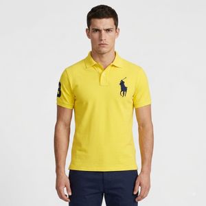 Polo RL Authentic Yellow T-Shirt Big Pony