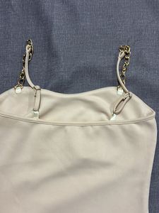 Bodycon  Mini Dress with Chain Straps