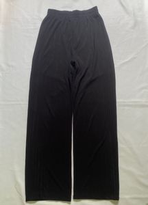 Black Wide Leg Pleated Pants