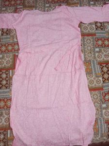 Pink Chikankari Kurta