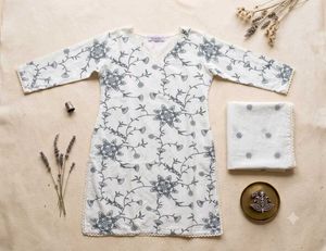 Elegant Floral Kurta Set