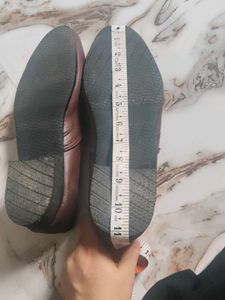 Classic Brown Leather Flats