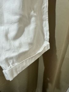 Chic White Wide-Leg Pants