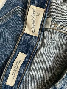imported Distressed Denim Shorts