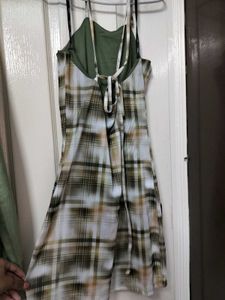 Plaid Mini Dress