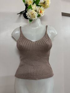 Ribbed Dusty Pink Tank Top