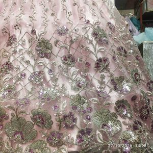 Stunning Pink Sequined Lehenga Choli