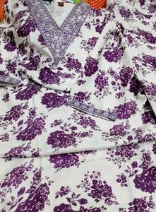 Floral Print Kurta and pant set size S