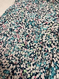 Chic Floral Print Midi Dress with Ruffle Detail
