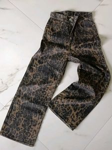 Leopard Print Jeans