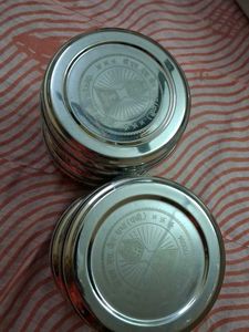 Set of 4 Stainless Steel Tiffin Boxes
