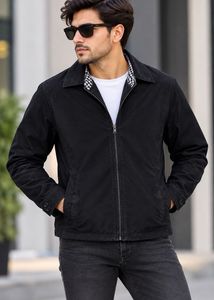Old Navy  Men's Black Harrington Jacket