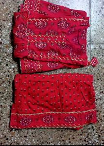 Elegant Red Printed Kurta