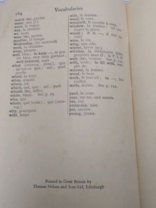 Antique 93 years old Vintage French Book