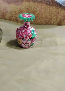 Decorative Hand-Painted Flower Vase