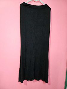 Black Bodycone Maxi Skirt with Slit
