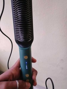 Hair straightener comb