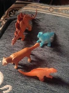 Orange Dinosaur Toy