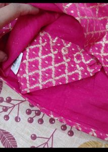 Designer Embroidered Pink Blouse