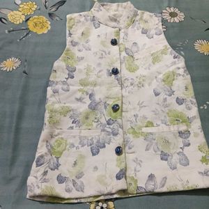 Stylish Floral Nehru Jacket