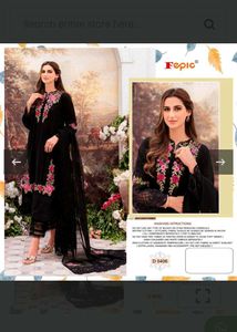 Elegant Embroidered Salwar Kameez dupatta 3xl