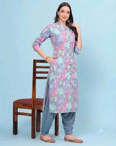 🩵🩷🩶3 Pc Kurta Set