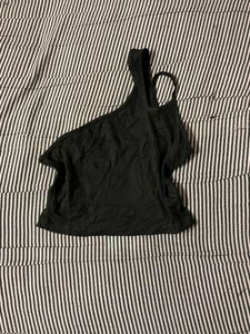 Chic Black One-Shoulder Top